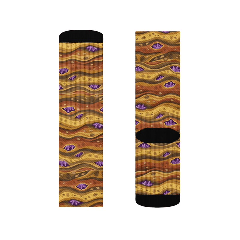 Amethyst Crew Socks