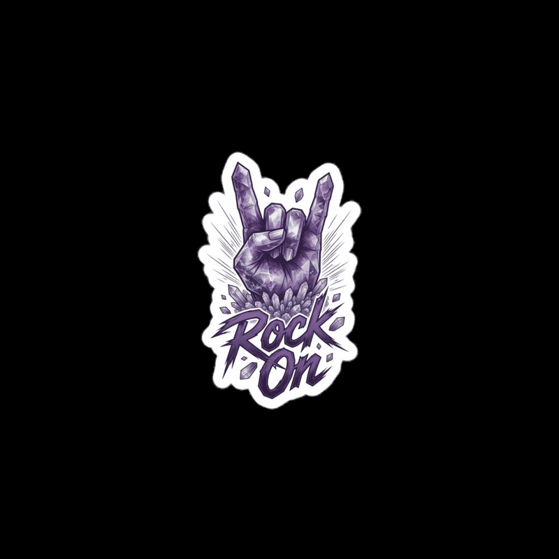 Rock On Sticker