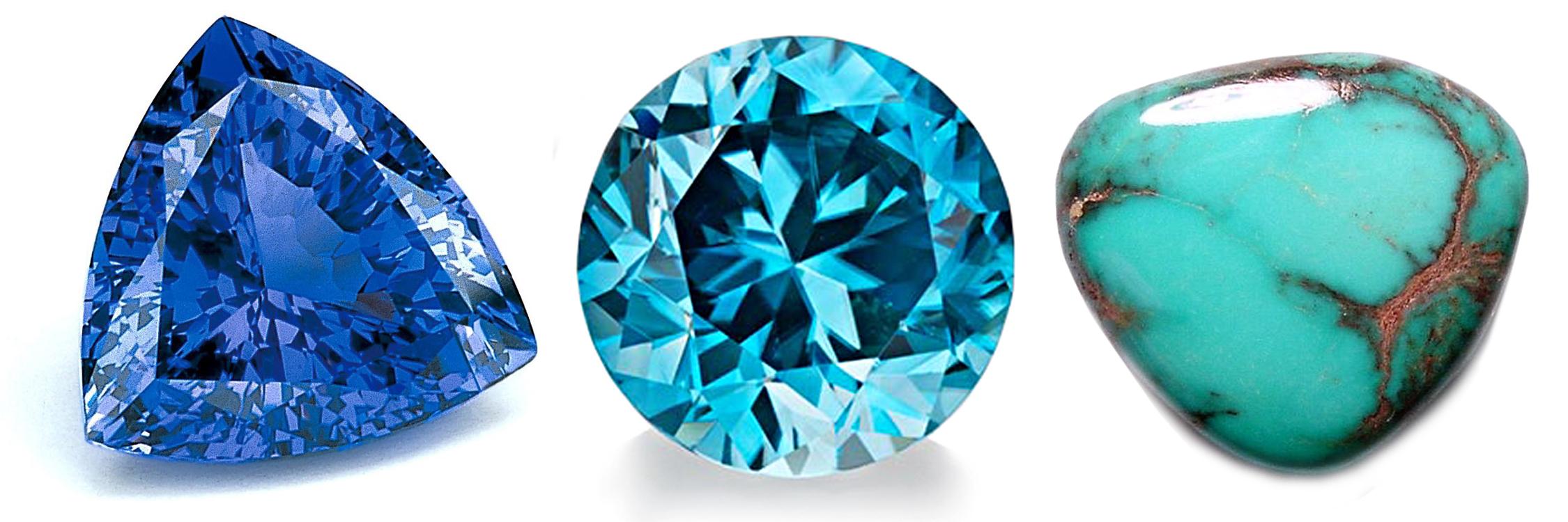 What Are the December Birthstones? Blue Topaz, Zircon, Tanzanite & Turquoise Explained