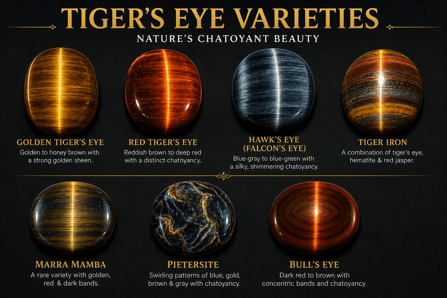 Tiger's Eye: Geology, Identification, Varieties & Where to Find It