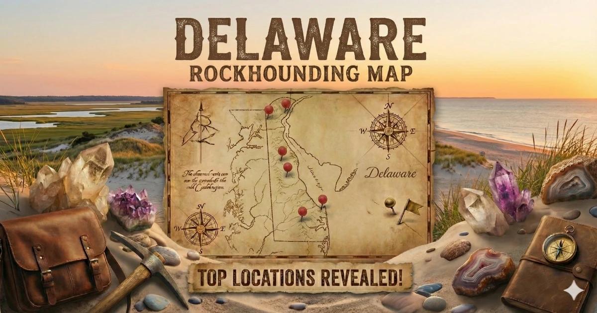 Gem Hunting in Delaware: Beach Collecting & Fossils (2026)