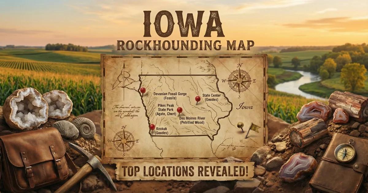 Gem Hunting in Iowa: Keokuk Geodes & Prairie Agates (2026)