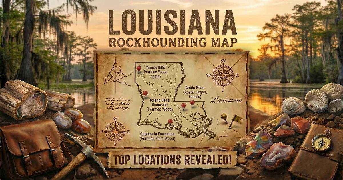 Where to Find Geodes in Louisiana: Gravel Pits & Creek Sites