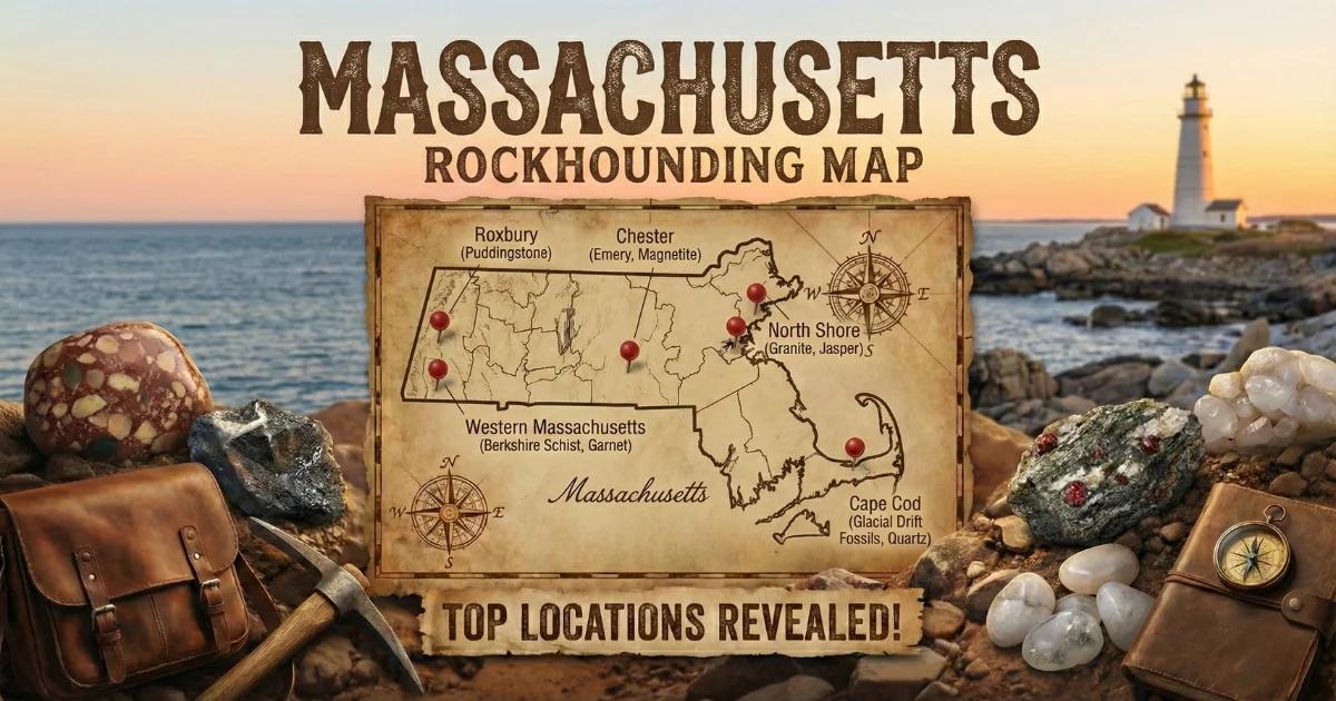 Gem Hunting in Massachusetts: Rhodonite & Beach Stones (2026)