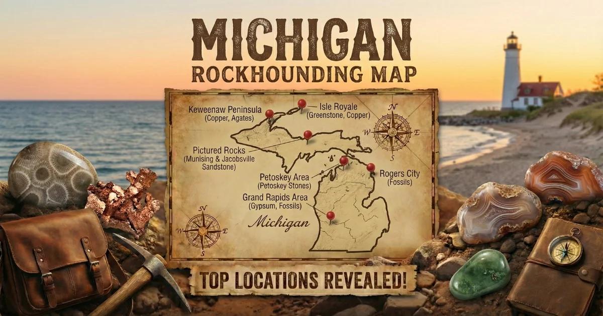 Where to Find Geodes in Michigan: Petoskey Stones & Crystal Sites