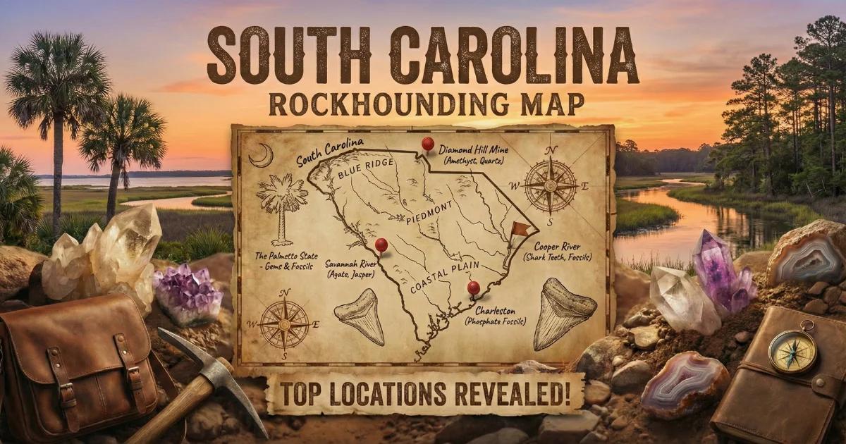 Where to Find Geodes in South Carolina: Piedmont & Coastal Sites