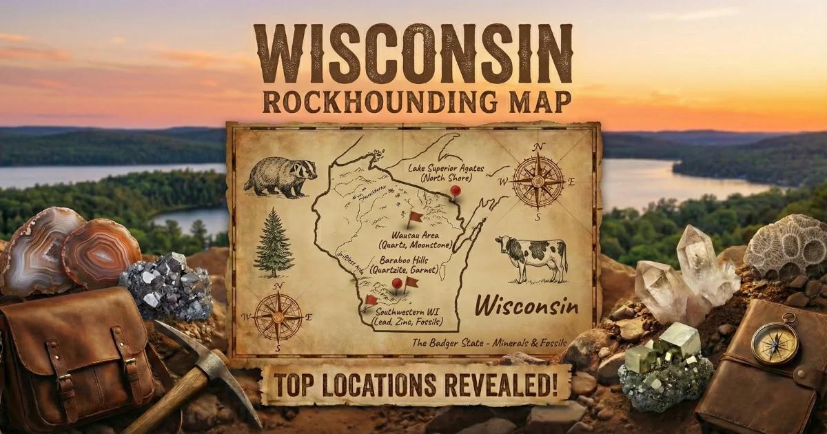 Gem Hunting in Wisconsin: Agates, Gold & Driftless Minerals (2026)
